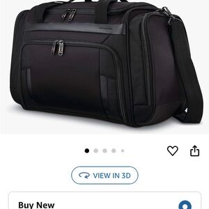 Samsonite Pro Softside Duffel Bag, Black, One Size -New no tags